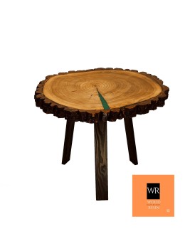 Stół żywiczny Isthmus of Corinth Unikat 152002 - nogi 40 cm - product 2