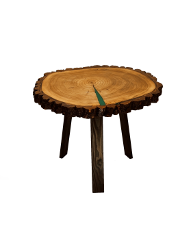 Stół żywiczny Isthmus of Corinth Unikat 152002 - nogi 40 cm