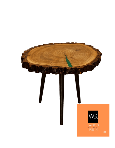 Stół żywiczny Isthmus of Corinth Unikat 152002 - nogi 35 cm - product 2