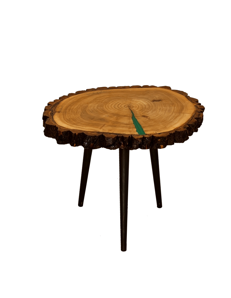 Plastry Drewna - Stół żywiczny Isthmus of Corinth Unikat 152002 - nogi 35 cm - product b2b.wamar.biz 1