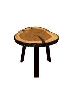 Stół żywiczny Ash Angel Unikat 152616 - nogi 40 cm