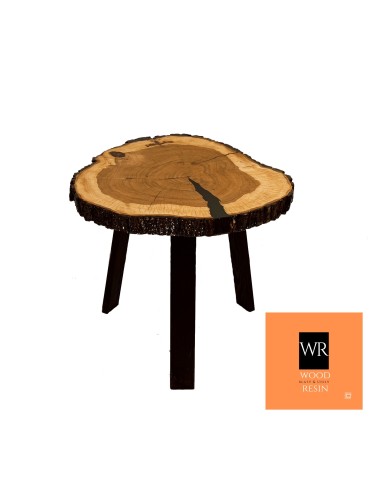 Stół żywiczny Ash Angel Unikat 152616 - nogi 50 cm - product 2