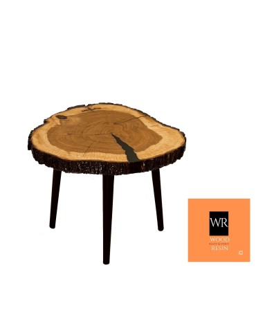 Stół żywiczny Ash Angel Unikat 152616 - nogi 35 cm - product 2