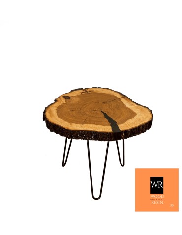 Stół żywiczny Ash Angel Unikat 152616 - nogi 43 cm - product 2