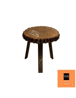 Stół żywiczny Night Lightning Unikat 155133 - nogi 50 cm - product 2