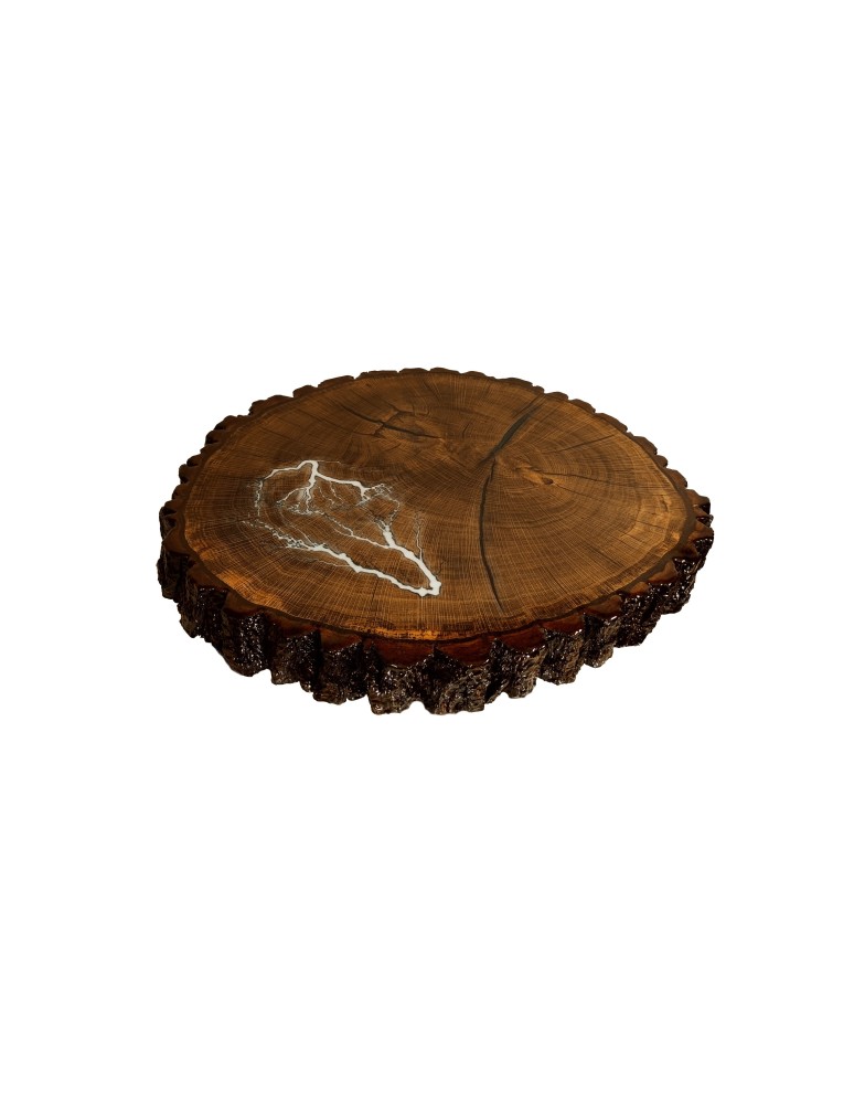 Plastry Drewna - Stół żywiczny Night Lightning Unikat 155133 - nogi 35 cm - produkt b2b.wamar.biz 3