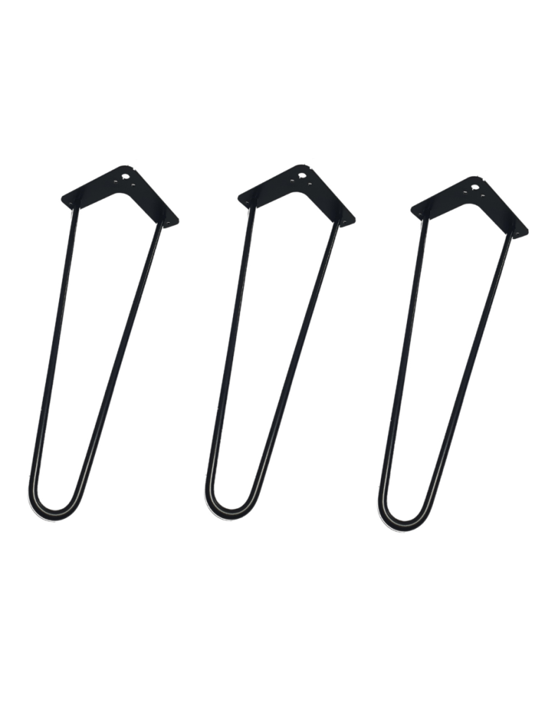 Plastry Drewna - Metalowa noga (3szt) do stołu wys. 43 cm Czarna - product b2b.wamar.biz 1