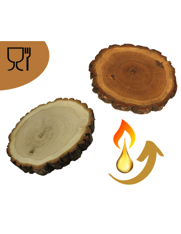 Usługa olejowania plastra drewna o średnicy 50-59 cm