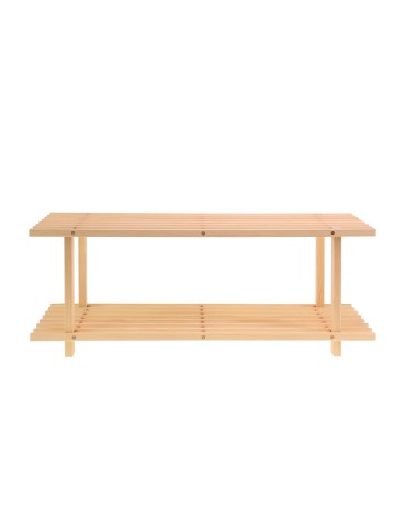 Regały - Drewniany Stojak na Buty RBO–2 Naturalny - product 5
