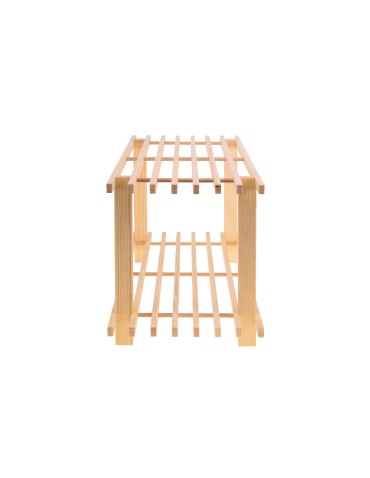 Regały - Drewniany Stojak na Buty RBO–2 Naturalny - product 6