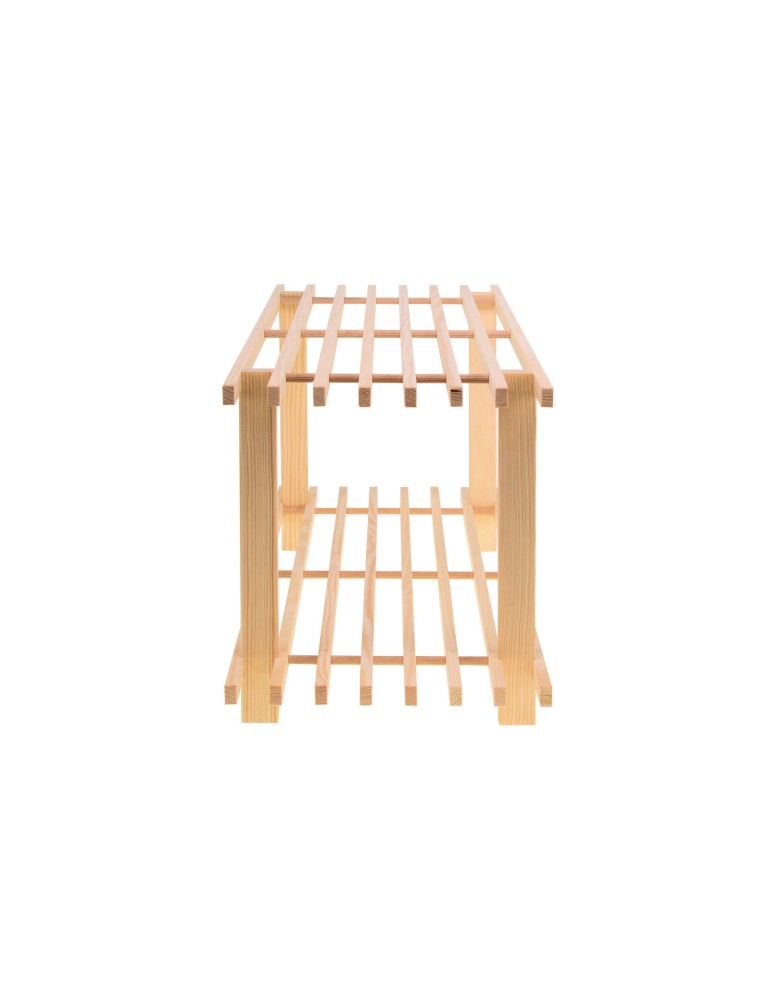 Regały - Drewniany Stojak na Buty RBO–2 Naturalny - product b2b.wamar.biz 6