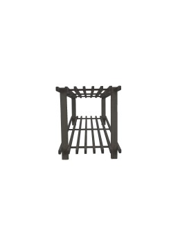 Drewniany Stojak na Buty RBO–2 Szary - product 2