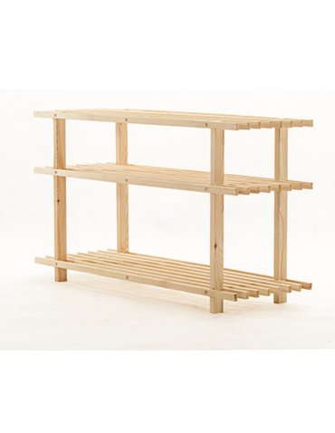 Drewniany Stojak na Buty RBO–3 Naturalny
