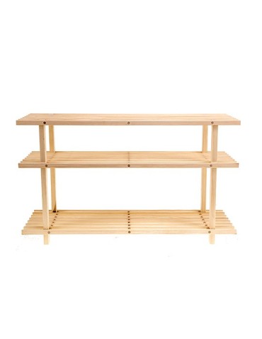 Drewniany Stojak na Buty RBO–3 Naturalny - product 2
