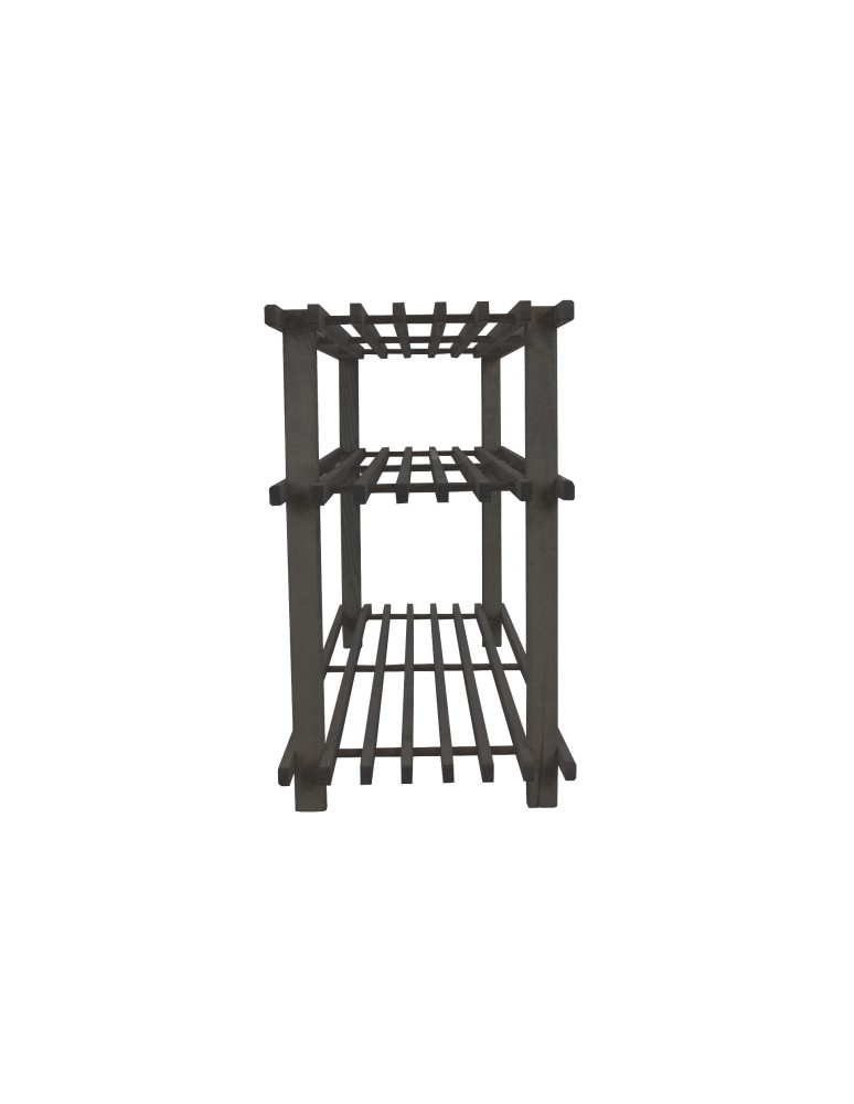 Regały - Drewniany Stojak na Buty RBO–3 Szary - product b2b.wamar.biz 2