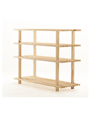 Drewniany Stojak na Buty RBO–4 Naturalny