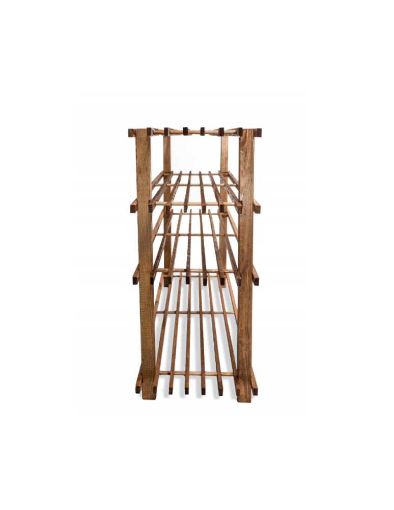 Regały - Drewniany Stojak na Buty RBO–4 Brązowy - product b2b.wamar.biz 2