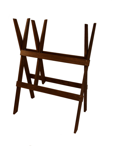 Drewniany koziołek do cięcia drewna - kobyłka - Brązowy - product 2