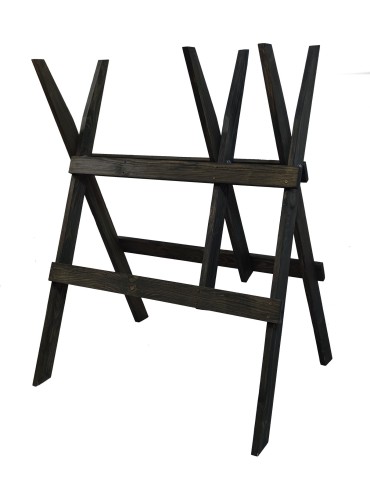 Drewniany koziołek do cięcia drewna - kobyłka - Szary - product 2