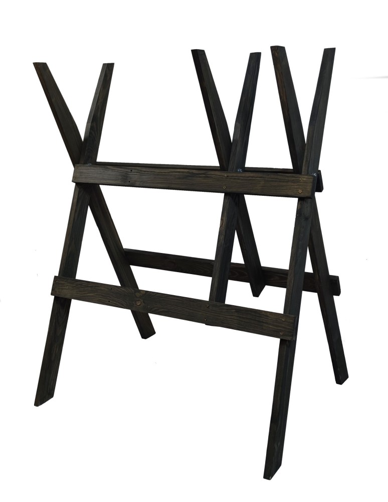 Art. Ogrodowe - Drewniany koziołek do cięcia drewna - kobyłka - Szary - produkt b2b.wamar.biz 2