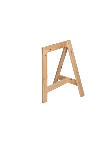 Art. Ogrodowe - Koziołek drewniany podblatowy - trójnóg - Naturalny - produkt 5