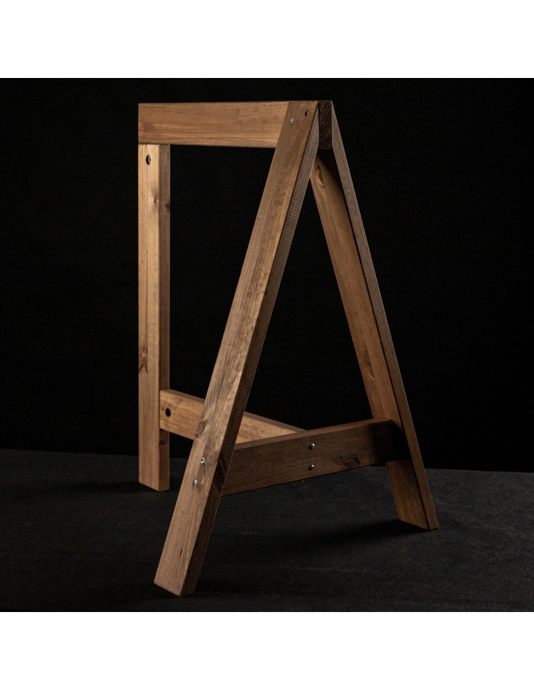 Art. Ogrodowe - Koziołek drewniany podblatowy - trójnóg - Brązowy - produkt b2b.wamar.biz 5