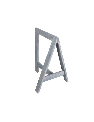 Koziołek drewniany podblatowy - trójnóg - Szary - product 2