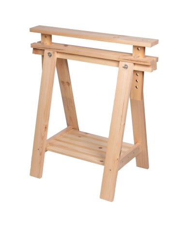 Art. Ogrodowe - Regulowany koziołek podblatowy - kobyłka - Naturalny - produkt 6