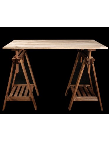 Art. Ogrodowe - Regulowany koziołek podblatowy - kobyłka - Brązowy - product 4