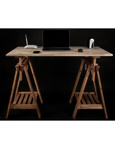 Art. Ogrodowe - Regulowany koziołek podblatowy - kobyłka - Brązowy - product 5