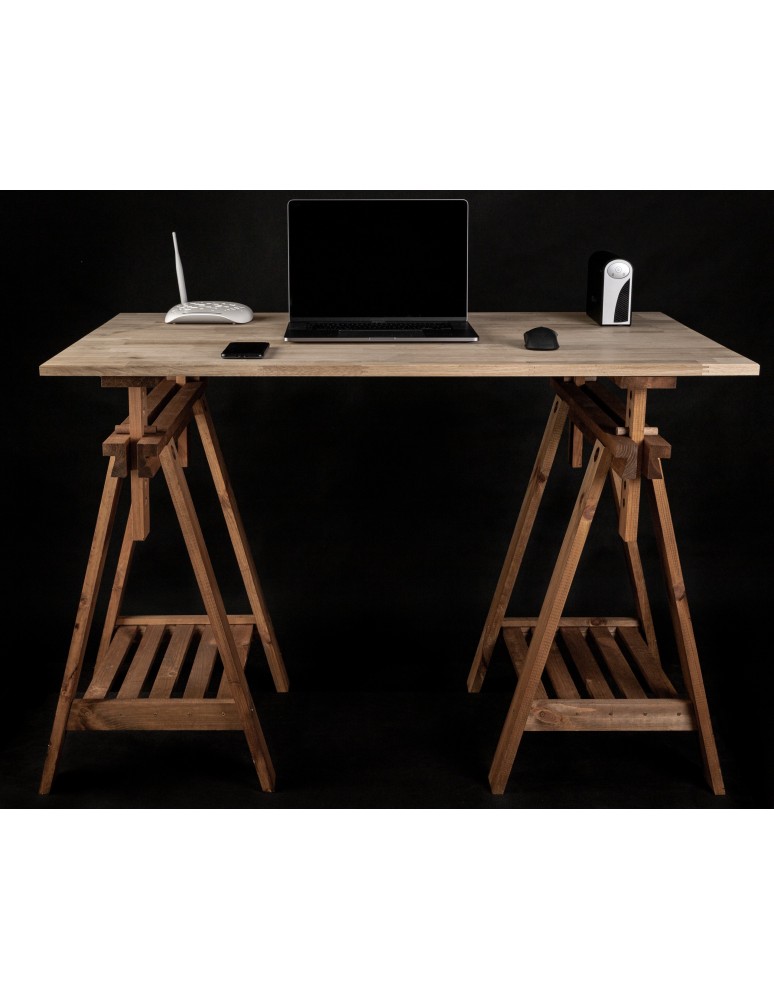 Art. Ogrodowe - Regulowany koziołek podblatowy - kobyłka - Brązowy - product b2b.wamar.biz 5