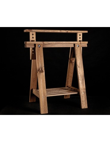 Art. Ogrodowe - Regulowany koziołek podblatowy - kobyłka - Brązowy - product 6