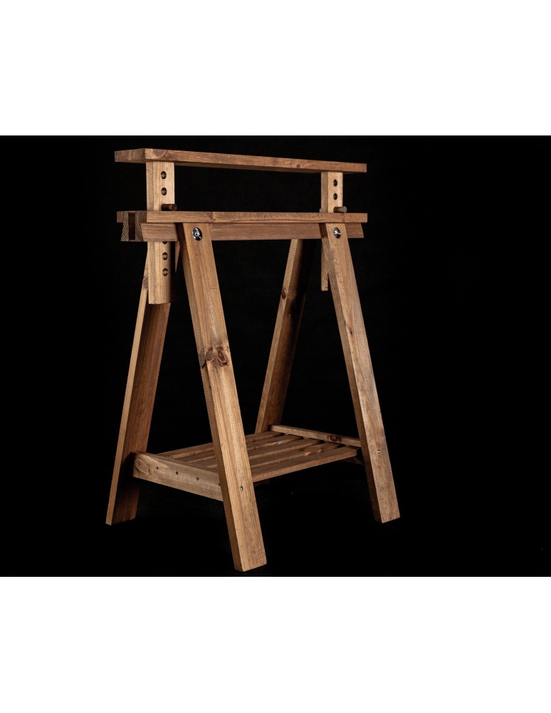 Art. Ogrodowe - Regulowany koziołek podblatowy - kobyłka - Brązowy - product b2b.wamar.biz 7