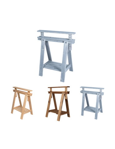 Regulowany koziołek podblatowy - kobyłka - Szary