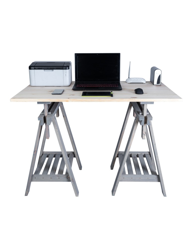 Art. Ogrodowe - Regulowany koziołek podblatowy - kobyłka - Szary - produkt b2b.wamar.biz 3