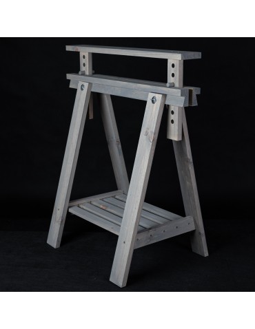 Art. Ogrodowe - Regulowany koziołek podblatowy - kobyłka - Szary - produkt 4