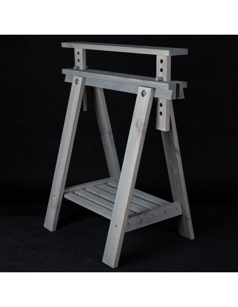 Art. Ogrodowe - Regulowany koziołek podblatowy - kobyłka - Szary - produkt b2b.wamar.biz 4