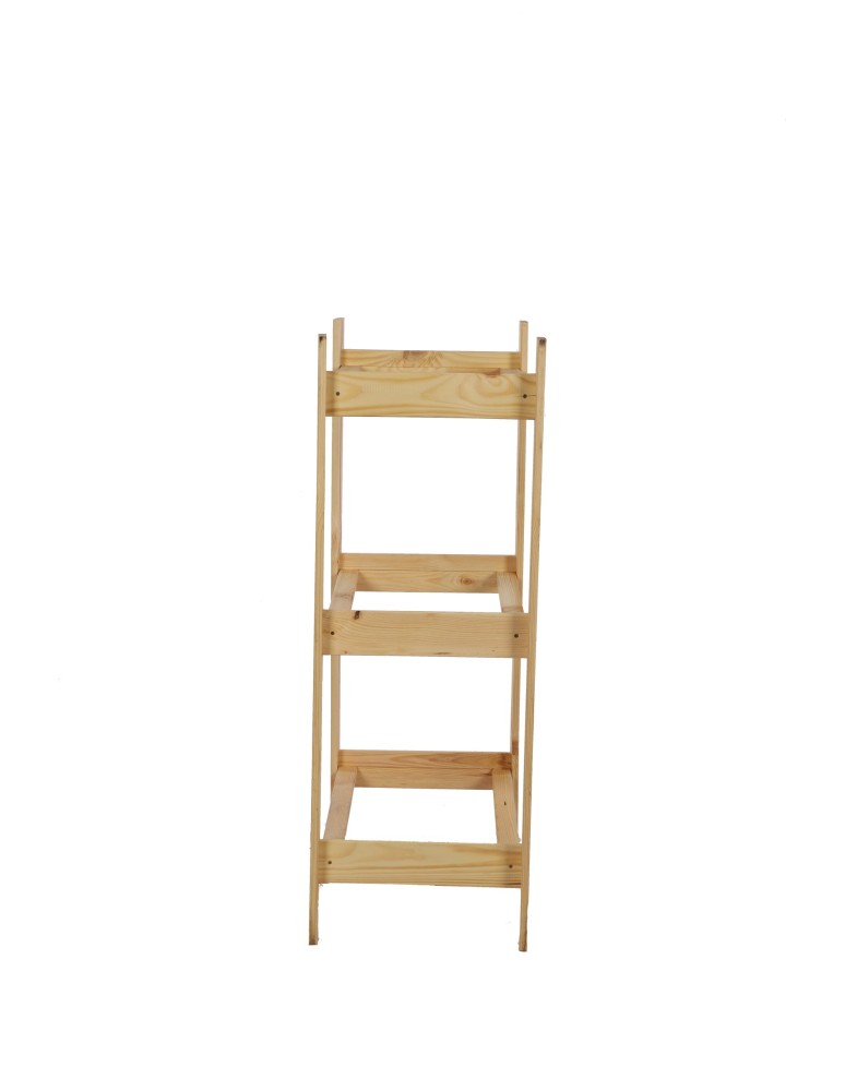 Regały - Drewniany regał na 3 skrzynki RSS - Naturalny - product b2b.wamar.biz 4