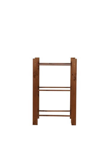 Regały - Drewniany regał na 3 skrzynki RSS - Brązowy - product 3