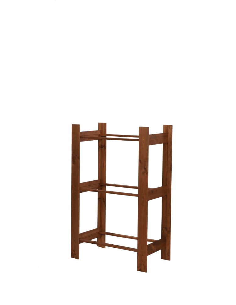 Regały - Drewniany regał na 3 skrzynki RSS - Brązowy - product b2b.wamar.biz 4