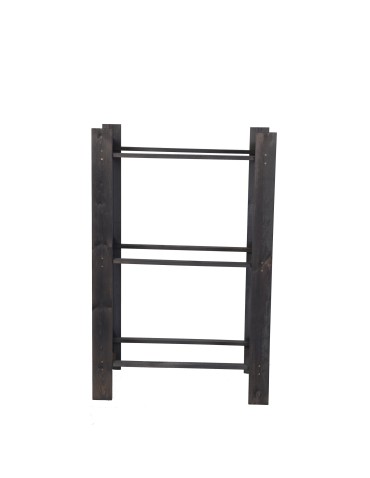 Regały - Drewniany regał na 3 skrzynki RSS - Szary - product 3