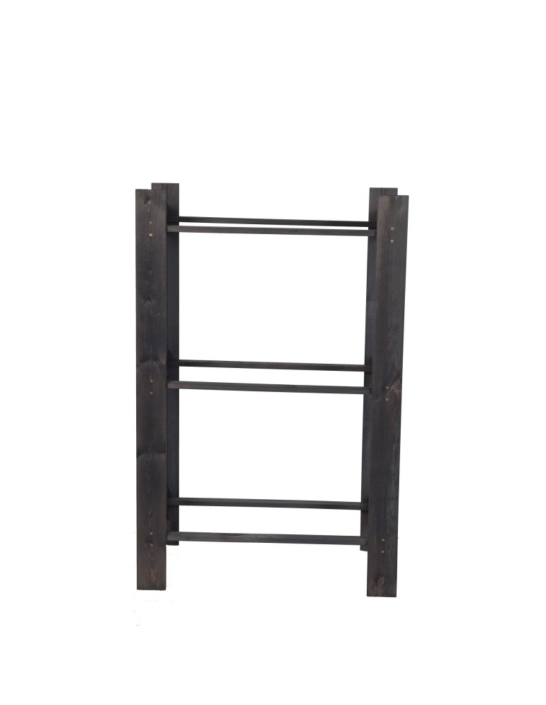 Regały - Drewniany regał na 3 skrzynki RSS - Szary - product b2b.wamar.biz 3