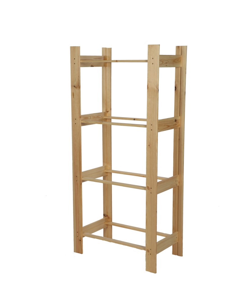 Regały - Drewniany regał na 4 skrzynki RSS - Naturalny - product b2b.wamar.biz 2