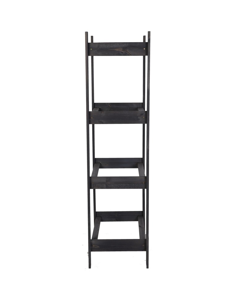 Regały - Drewniany regał na 4 skrzynki RSS - Szary - product b2b.wamar.biz 2