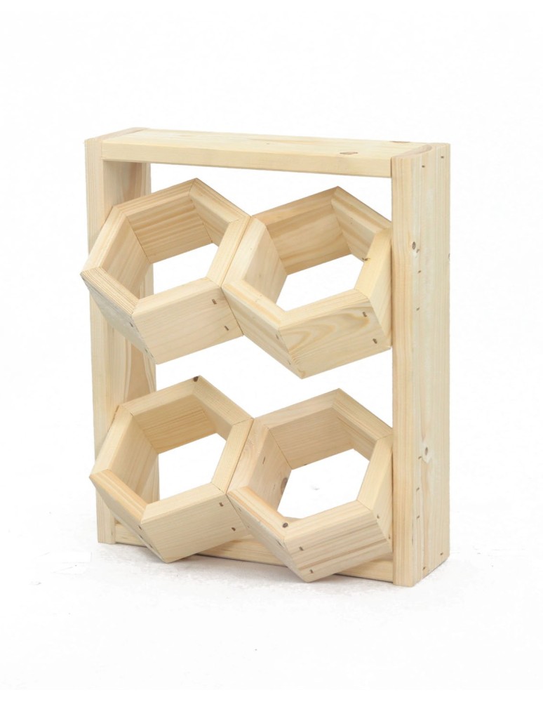 Grządki i Warzywniaki - Drewniane kwietniki wertykalne RD-8/2x2 - Naturalny - product b2b.wamar.biz 2