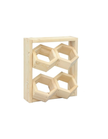 Grządki i Warzywniaki - Drewniane kwietniki wertykalne RD-8/2x2 - Naturalny - product 3