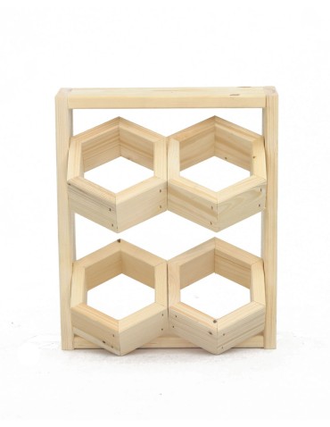 Grządki i Warzywniaki - Drewniane kwietniki wertykalne RD-8/2x2 - Naturalny - product 4