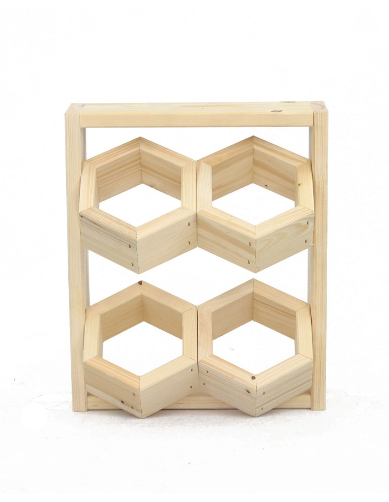 Grządki i Warzywniaki - Drewniane kwietniki wertykalne RD-8/2x2 - Naturalny - product b2b.wamar.biz 4