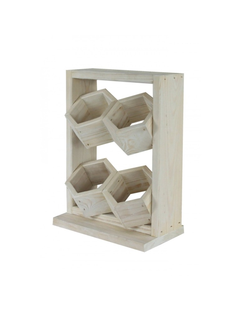 Grządki i Warzywniaki - Drewniane kwietniki wertykalne RD-8/2x2 - Białe - product b2b.wamar.biz 2