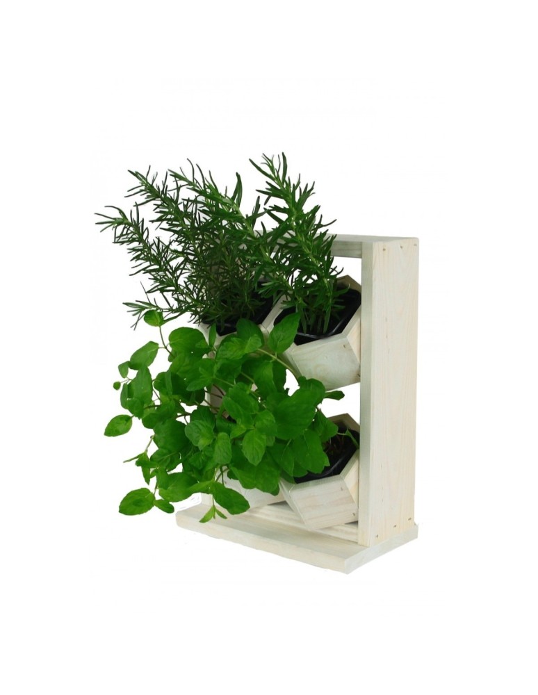 Grządki i Warzywniaki - Drewniane kwietniki wertykalne RD-8/2x2 - Białe - product b2b.wamar.biz 5